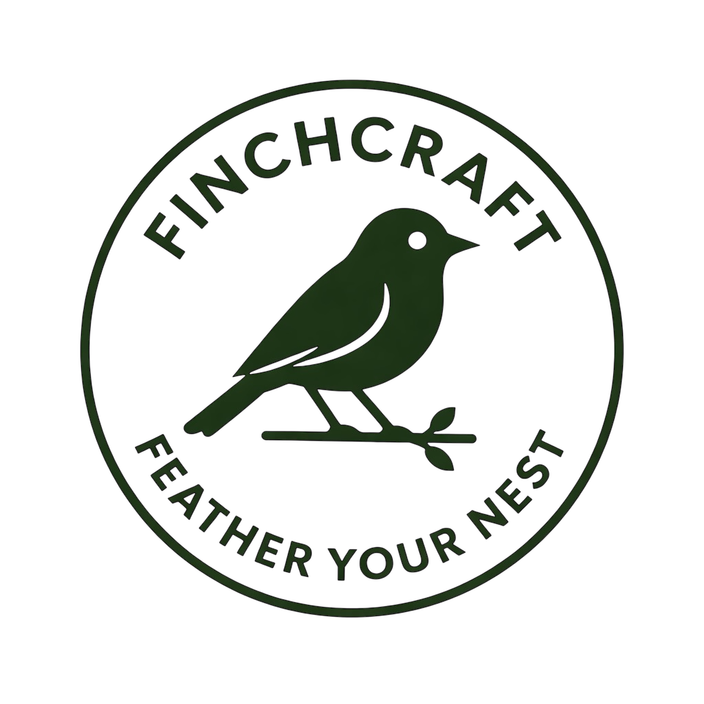 The Finchcraft logo on a transpartent background.