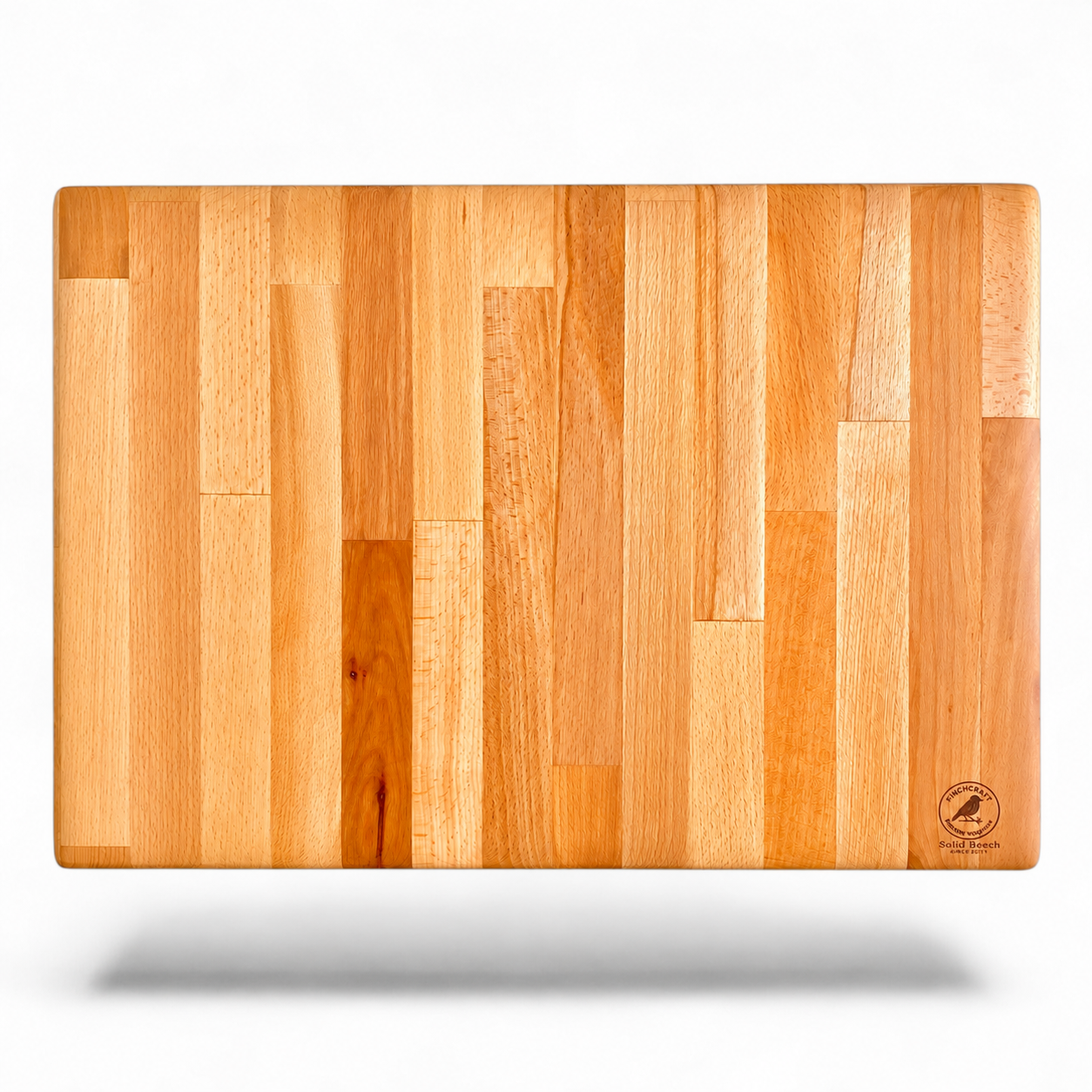 FinchCraft® XL Beech Chopping Board with Slip-Resistant Feet