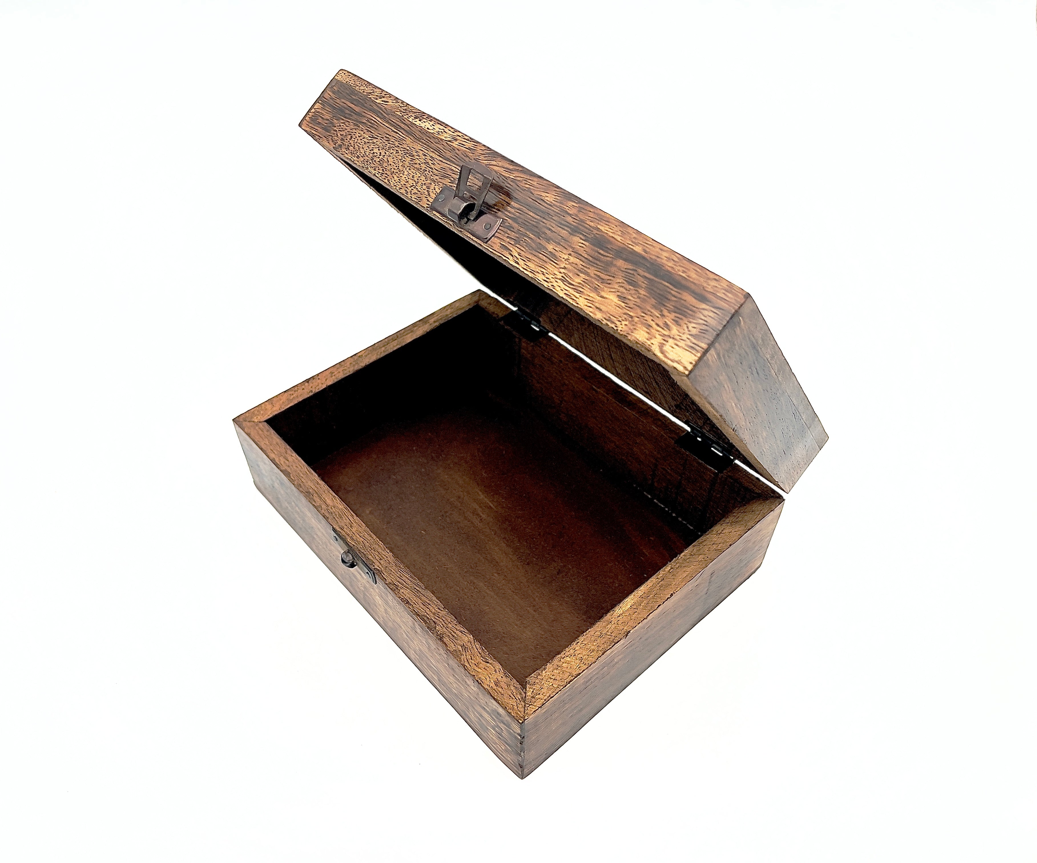 Ceramic Glazed Box - Blue Star