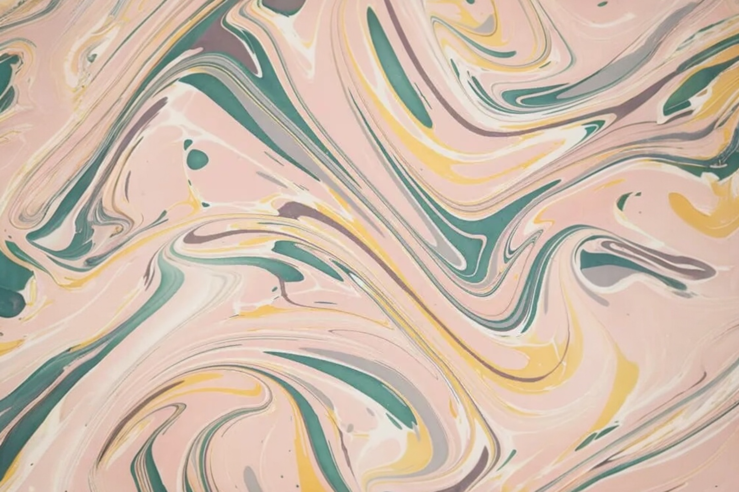 Some handmade, rose quartz design wrapping paper.